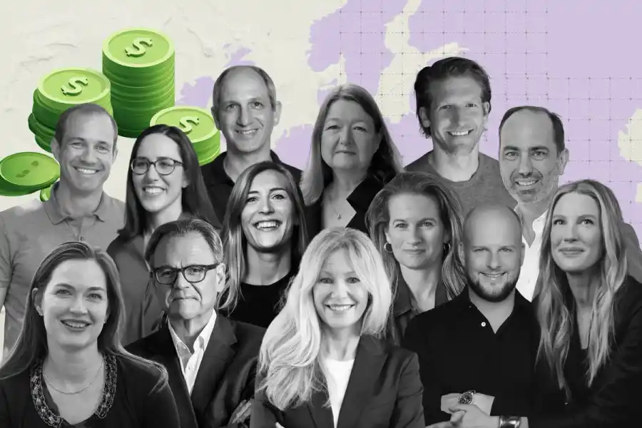 Some of the VCs mentioned in this piece. Full names below. Credit: Press photos/Impact Loop design