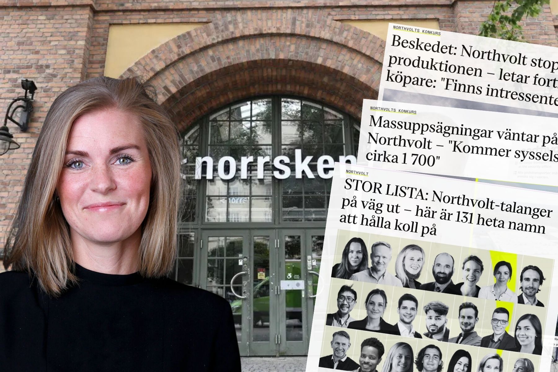 Sofia-Lindelöw-Norrsken. Foto: Pressbild/TT (montage).