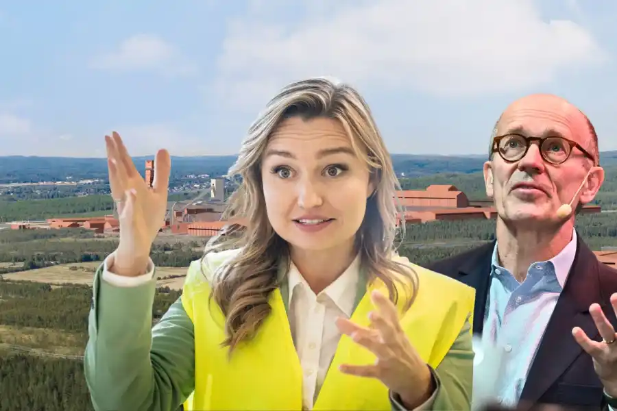 Ebba Busch och Harald Mix. Foto: pressbild / TT (montage).