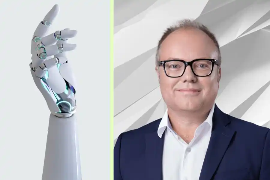Marc Segura chef för ABBs division Robotics. Foto: pressbild.