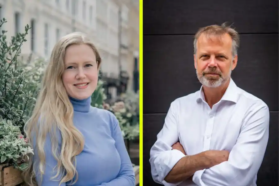 Kajsa Hammar och Patrick Sheehan. Foto: pressbilder.