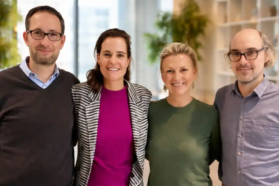 The founders of the new fund Dr. Markus Freiburg, Ellinor Schweyer, Christine ter Braak-Forstinger and Pieter-Jan van de Velde. Supplied