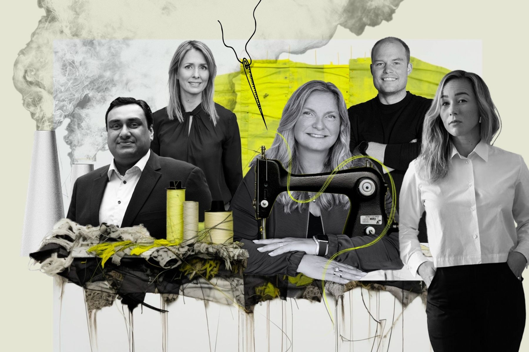 Shameek Ghosh, Helena Helmersson, Annelie Rådhall, Michael Arnör och Johanna Mörk. Foto: pressbilder. Grafik av Diana Demin/Impact Loop.