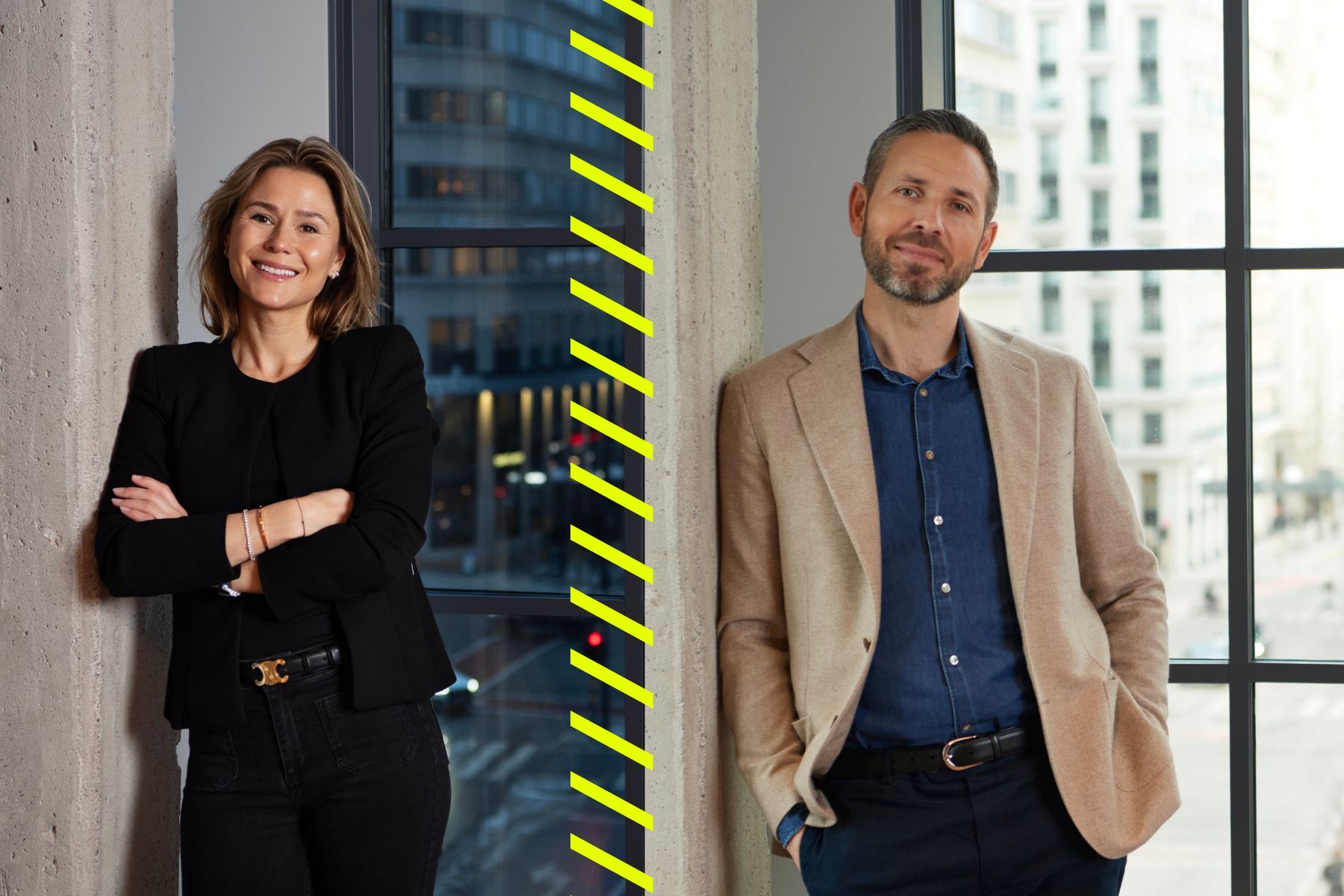 Ane Launy, CFO på Aira. Martin Lewerth, vd på Aira. Foto: pressbilder.