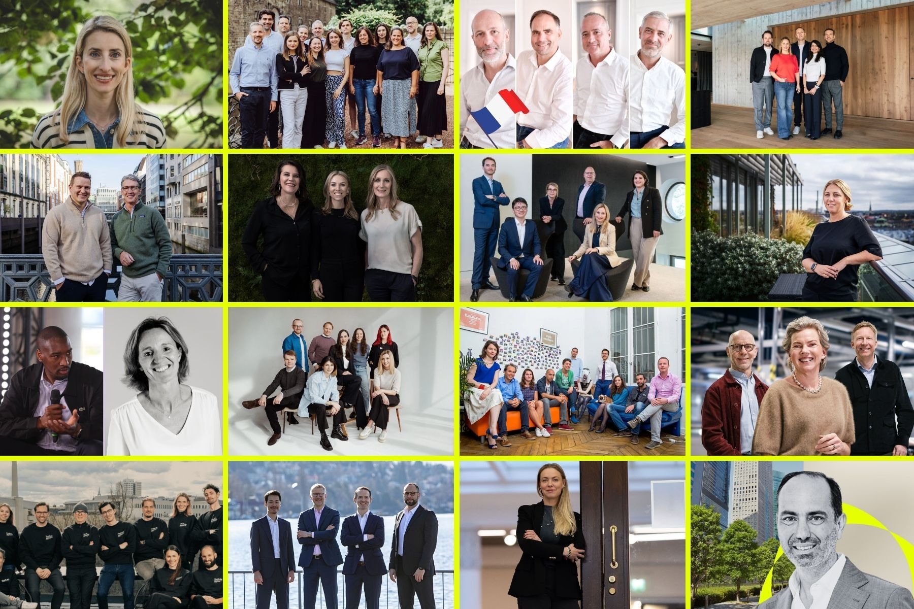 Några av investerarna som lanserade nya impact-fonder 2025. Foto: Pressbilder.