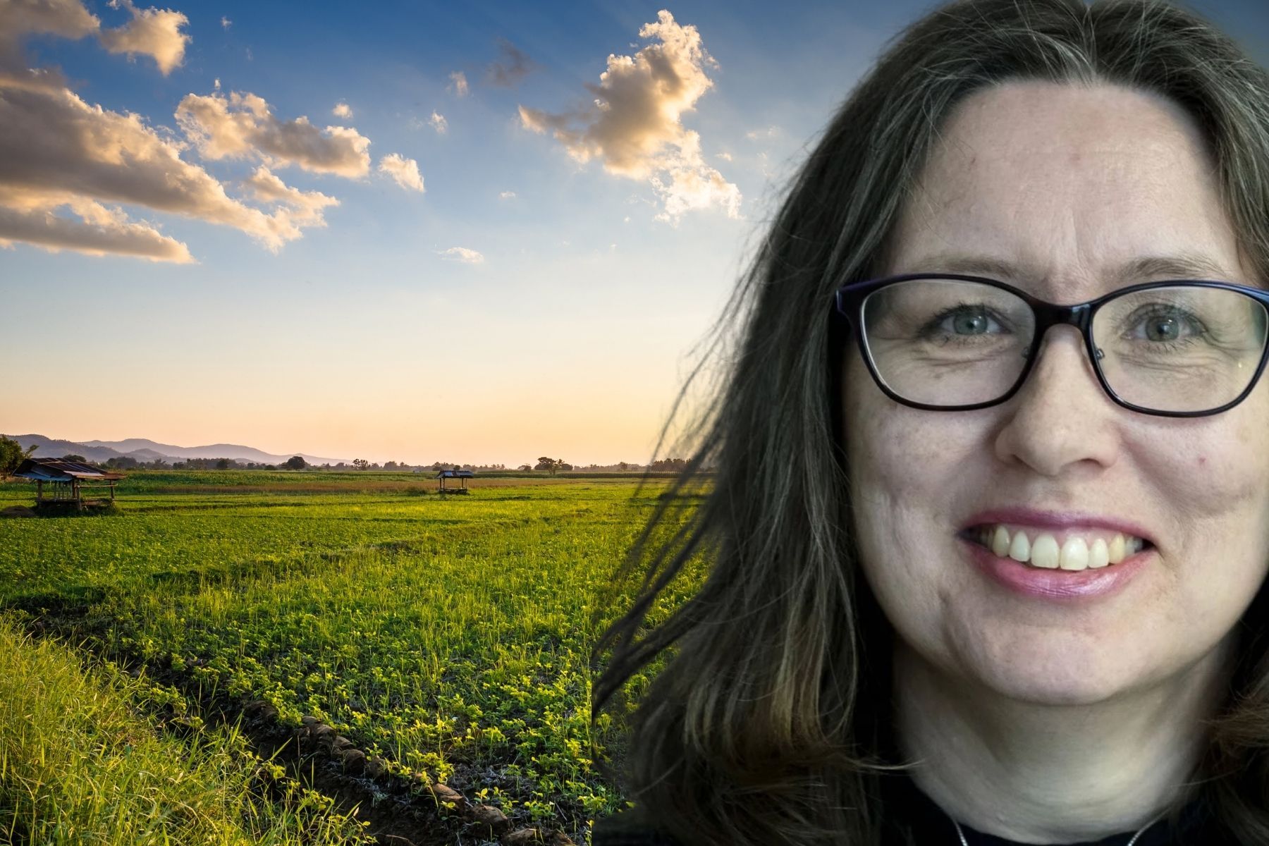 Lisa Heiberg, grundare av Diapure. Foto: Pressbild (montage).