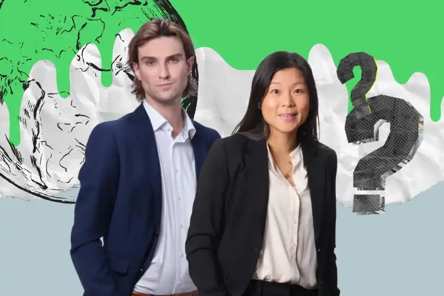 Arthur Kinski och Hanna Tilus, Cirio Advokatbyrå. Foto: Cirio och grafik av Impact Loop.