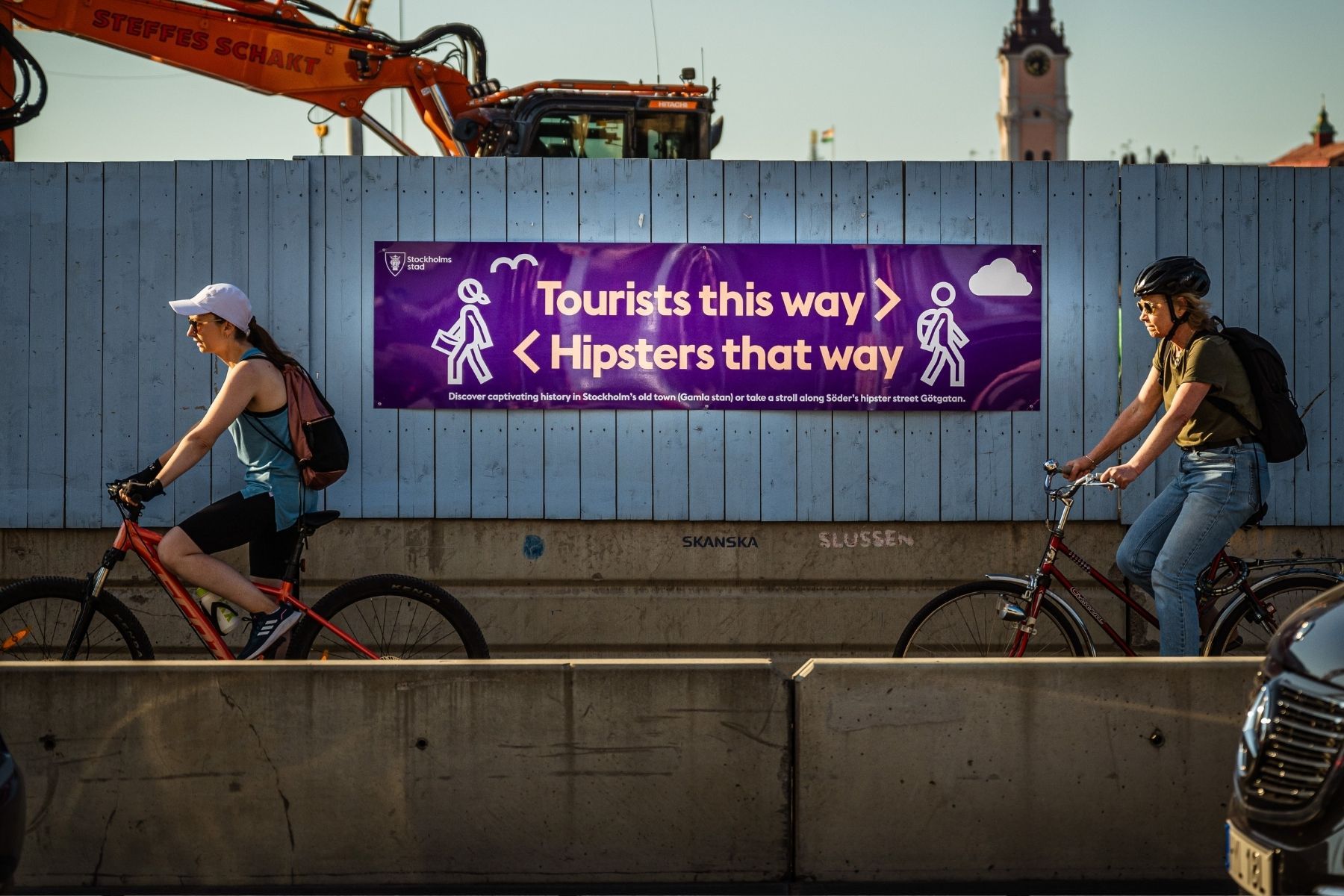 Cyklister i Stockholm. Foto: TT.