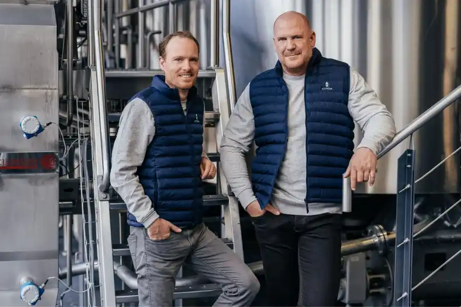 Kynda co-founders Daniel MacGowan-von Holstein (CEO) and Franziskus Schnabel (COO). Photo: Kynda
