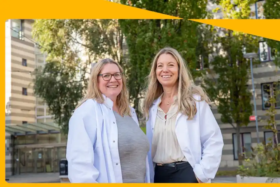 Anna Carlsson and Malin Alpsten, founders of Bright Day Graphene. Photo: Jonas Borg
