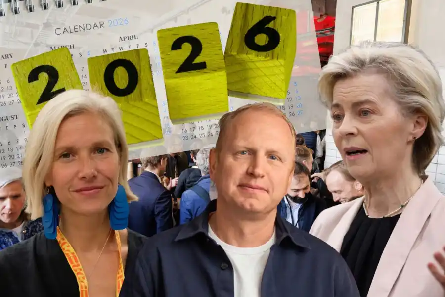 Heidi Lindvall och hennes Pale Blue Dot, Henrik Henrikssons Stegra och EU-toppen Ursula von der Leyen spelar alla en roll under 2026. Foto: Impact Loop / TT.