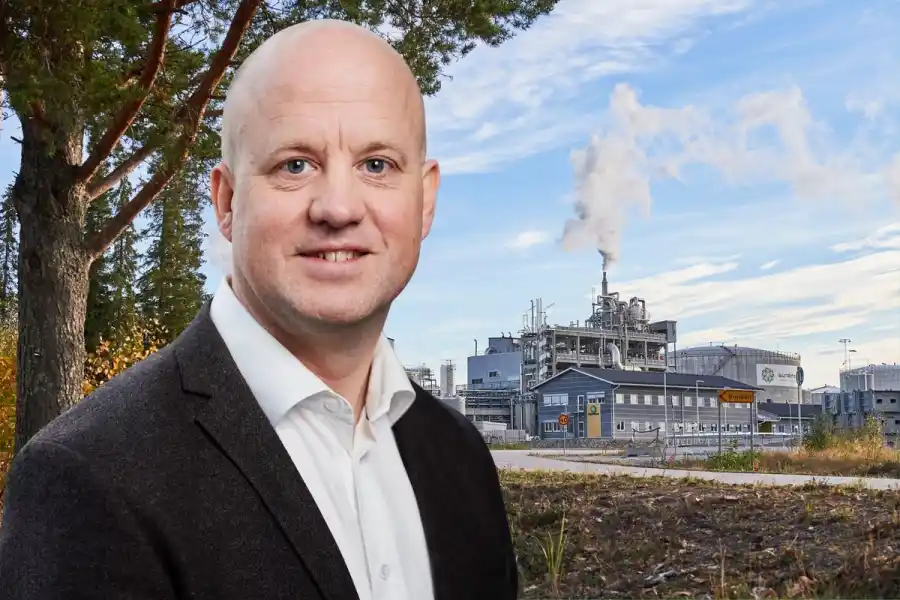 David Öquist,vd Sunpine. Foto: Pressbilder. Montage.