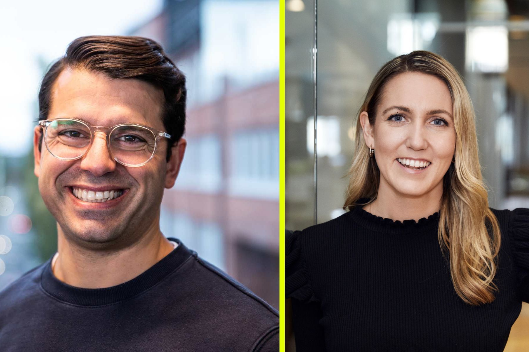 Babak Tighnavard, vd och Sara Rywe, investerare och styrelseledamot i Drem. Foto: pressbilder.