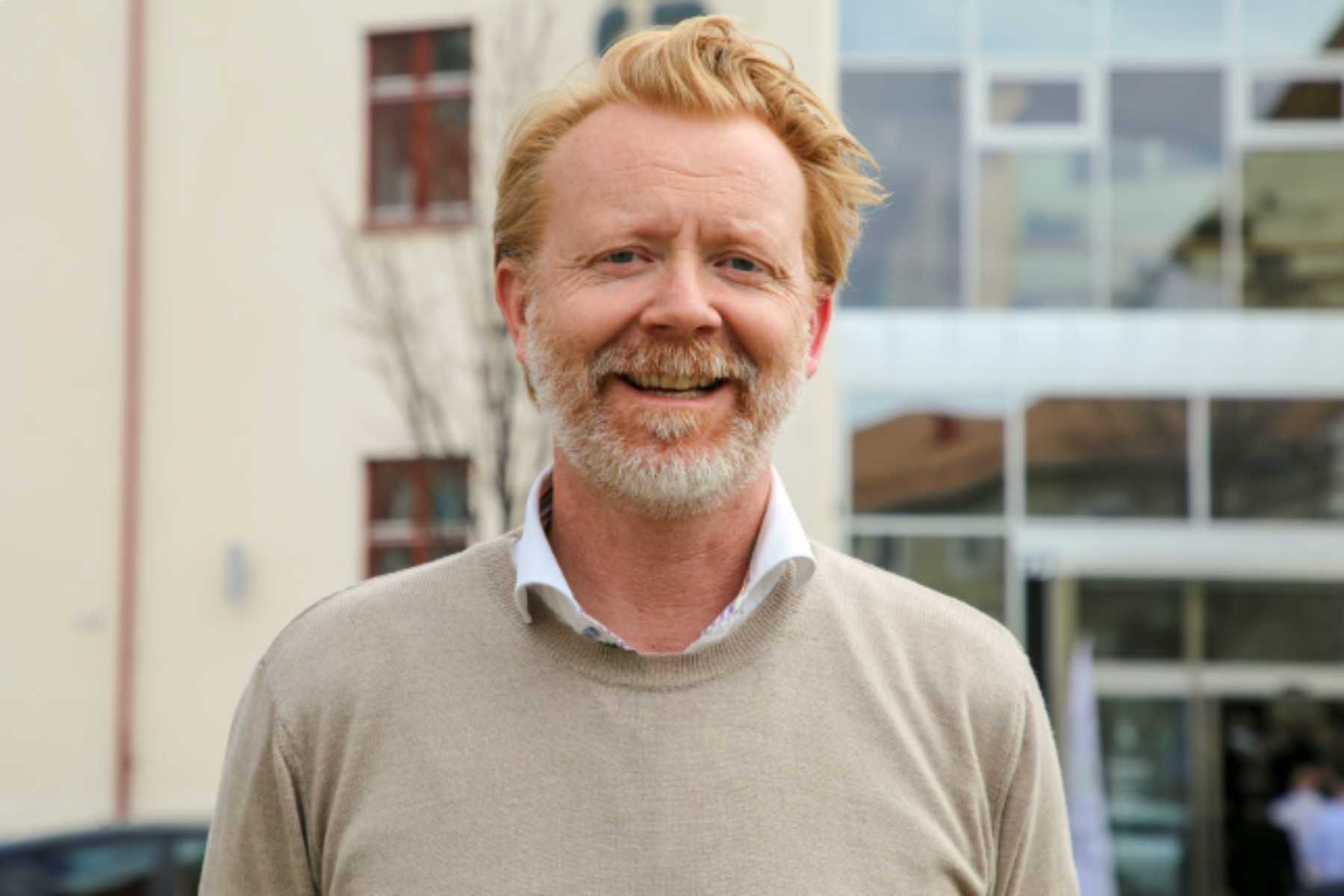 Jakob Liedberg, vd och grundare för Cinis Fertilizer. Foto: Katarina Lövgren.