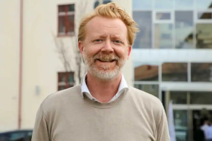 Jakob Liedberg, vd och grundare för Cinis Fertilizer. Foto: Katarina Lövgren.