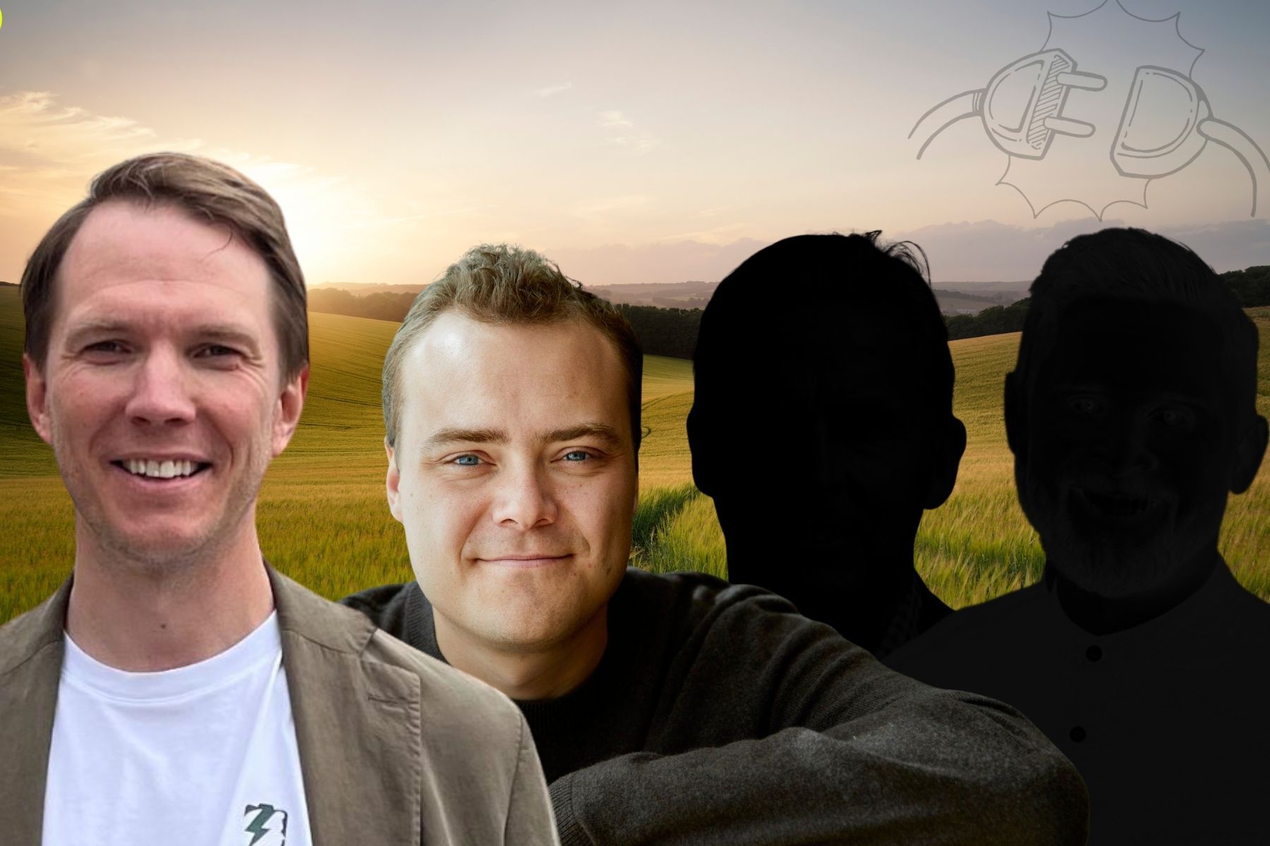 Axel Holmberg (Ingrid), John Diklev (Flower) samt... Foto: Pressbilder (montage).