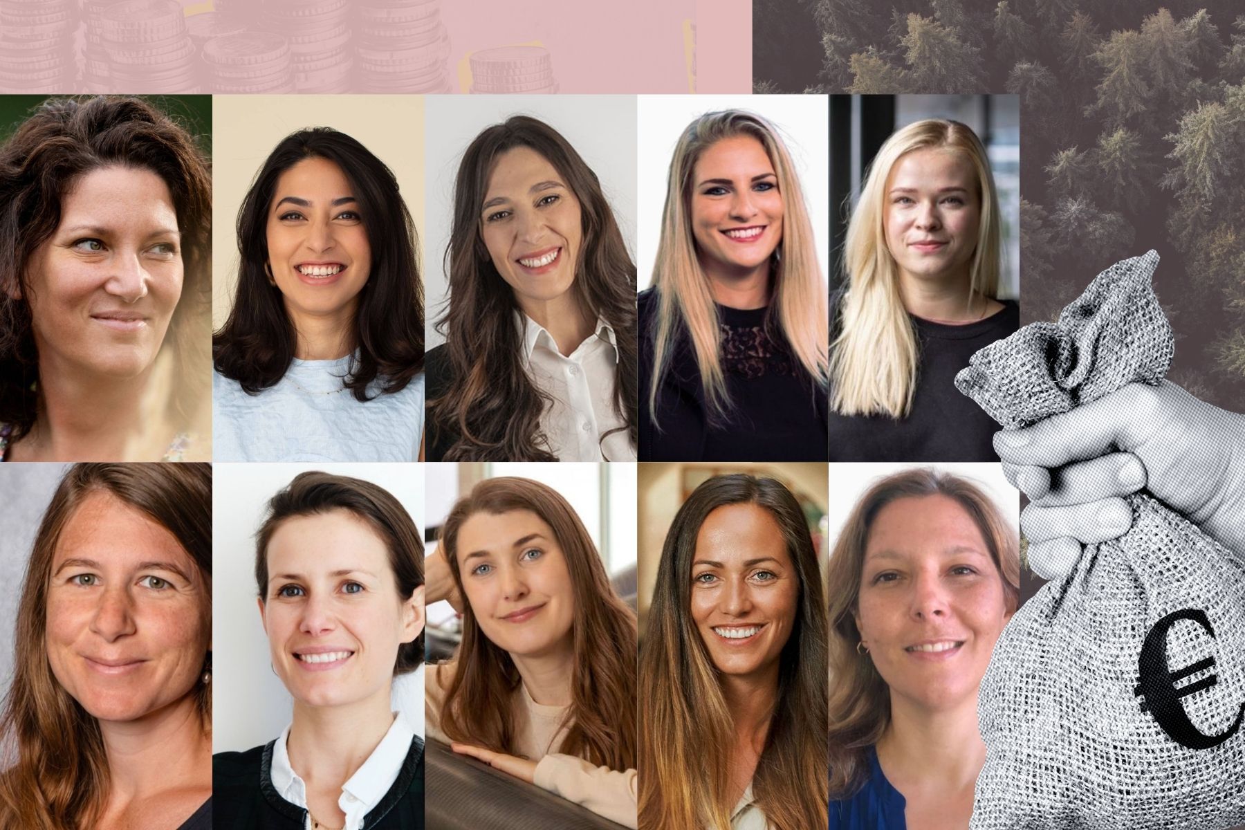 The female founders mentioned in this article. Full names below. Credit: Press photos/Impact Loop design