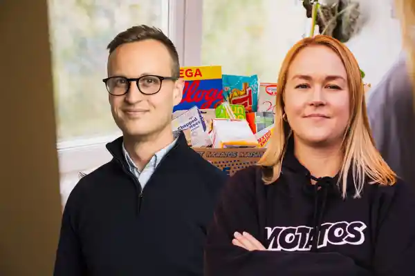 Peter Beckius och Ida Strandberg. Foto: pressbilder.