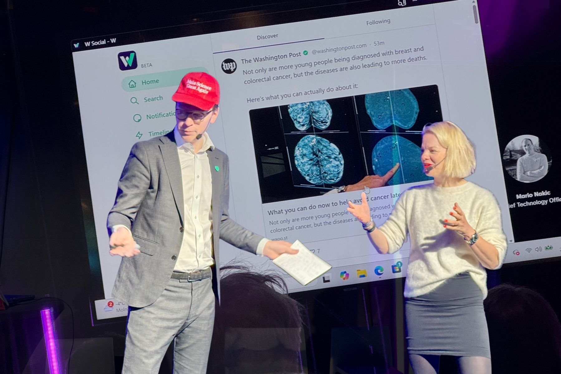 Ingmar Rentzhog och Anna Zeiter, medgrundare av W Social. Foto: Andreas Jennische (montage).