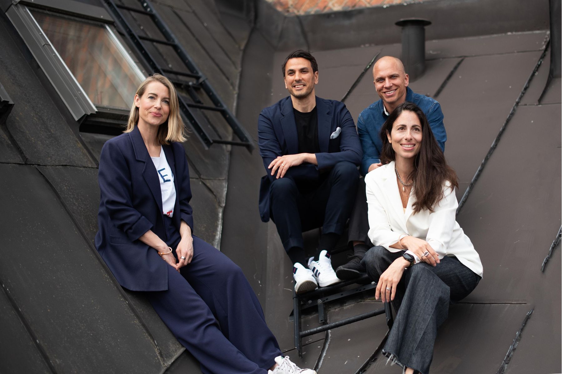 Sara Wimmercranz och Susanne Najafi på Backing Minds samt Omid Ekhlasi på Techarena. Foto: pressbild.