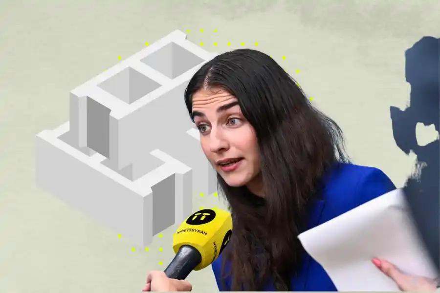 Romina Pourmokhtari. Collage av Impact Loop. Bild: TT.