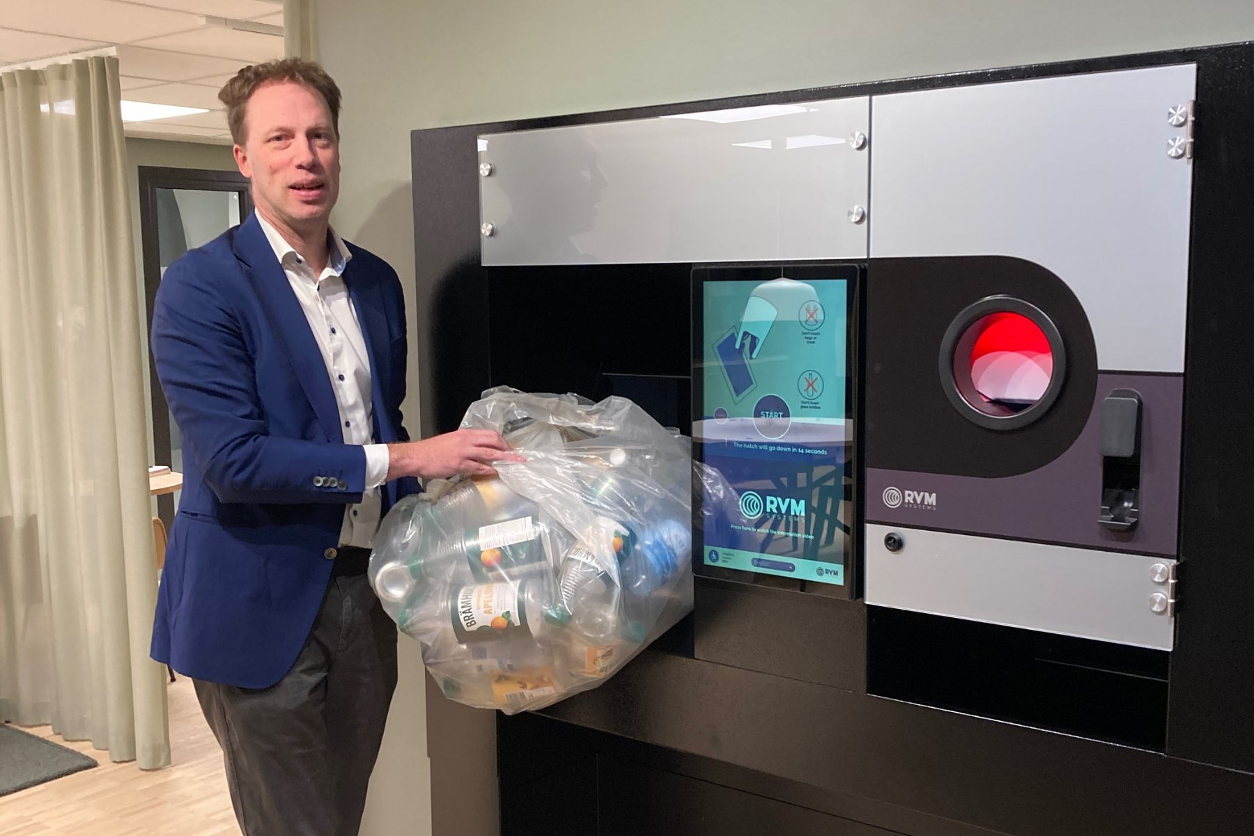 Niklas Engström, CEO of RVM Systems. Photo: press.