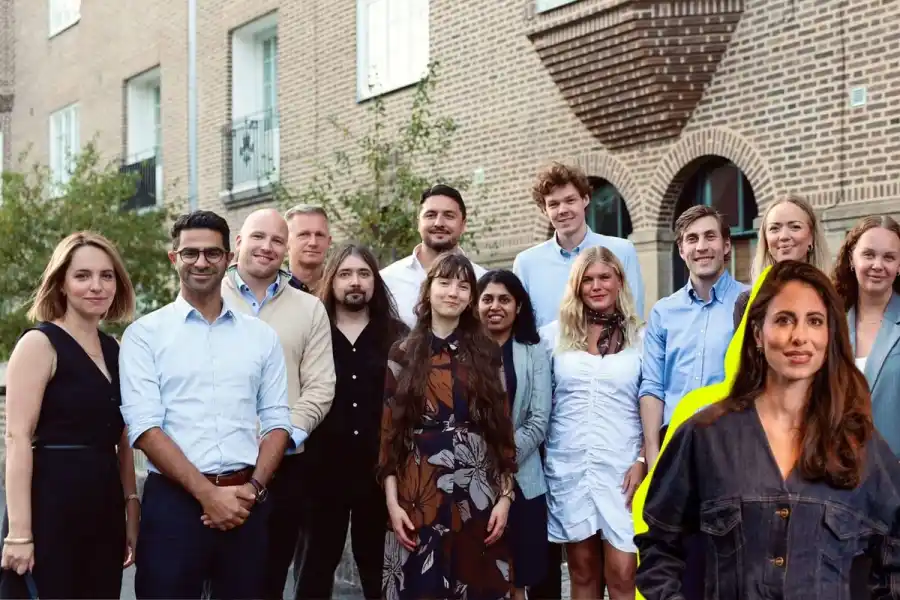 Cetasols team och Susanne Najafi på Backing Minds. Foto: pressbilder.