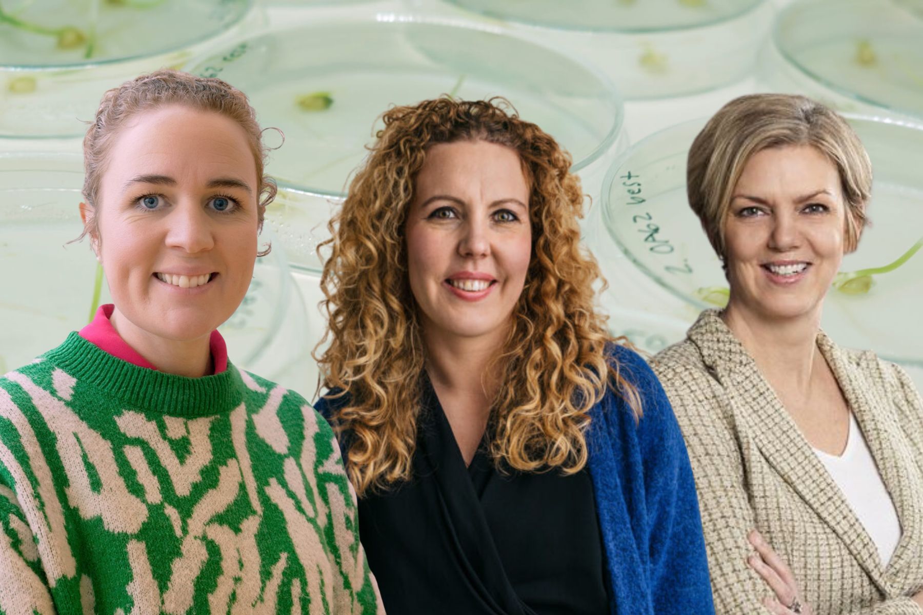 Elén Faxö, Sara Frykstrand Ångström och Marika King. Foto: pressbilder.