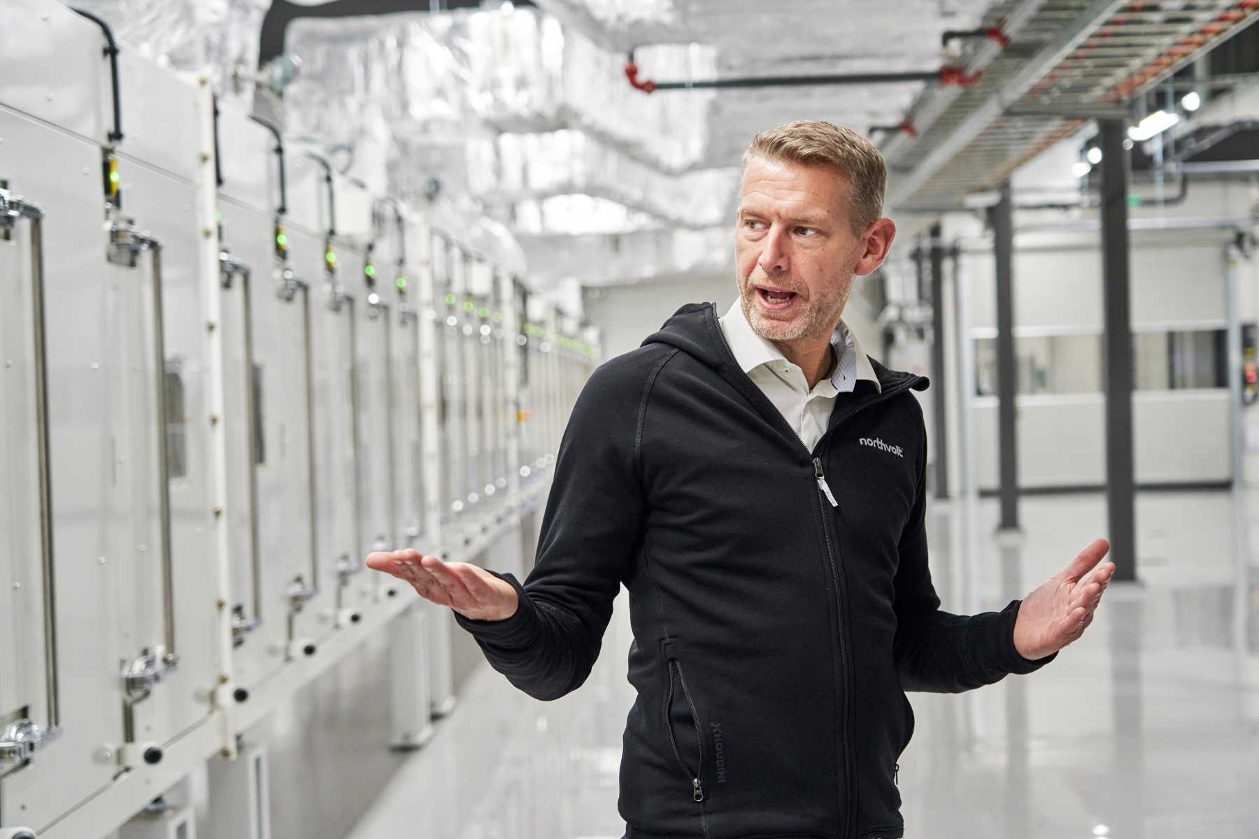 Peter Carlsson, grundare och vd för Northvolt. Foto: TT/Simon Rehnström