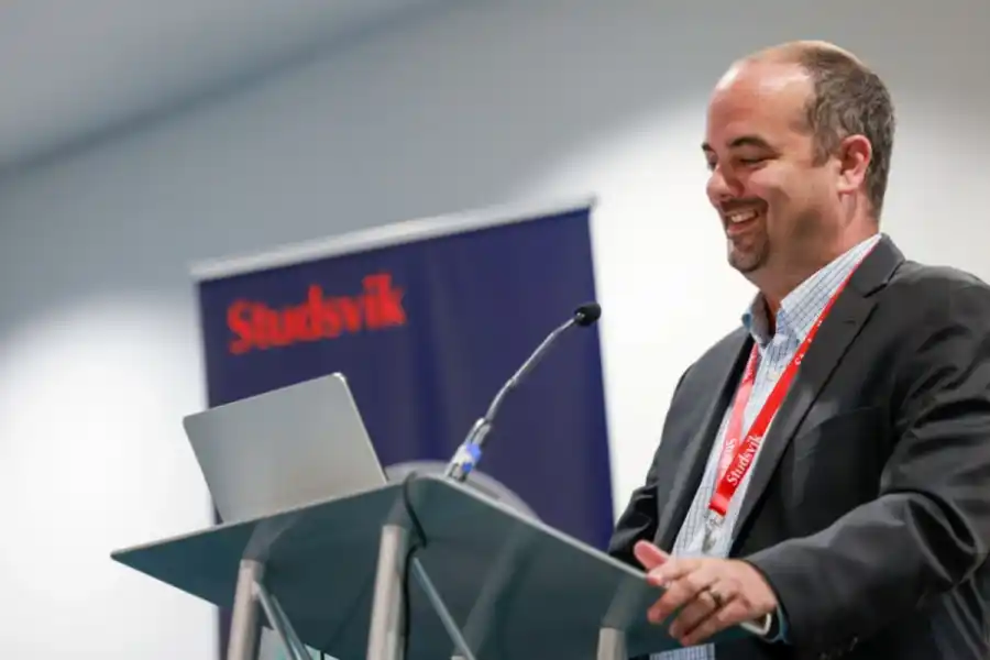 Art Wharton, chief nuclear officer på Studsvik. Pressbild.