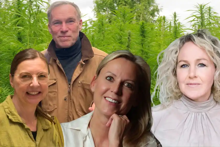 Clas Dahlén, Bettina Schütz, Agnes Hjelmér och Clara Norell. Foto: pressbilder / Johann Bernövall.