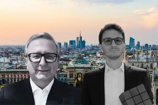 Andrea Traversone, managing partner at Jolt Capital (left) and Luca D'Alessandro, CEO and co-founder of Phononic Vibes (right)