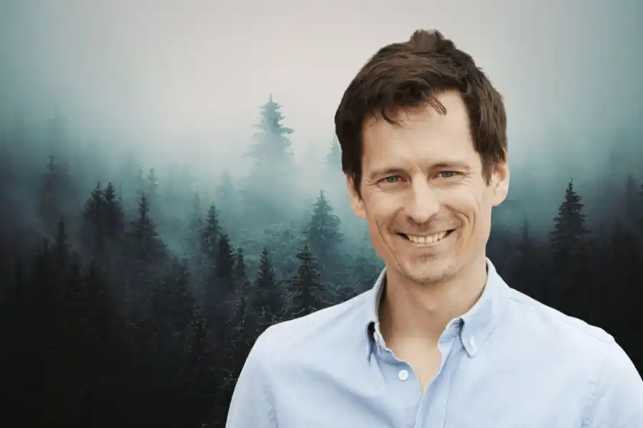 Kalle Nilvér, grundare av GoClimate. Pressbild (montage).