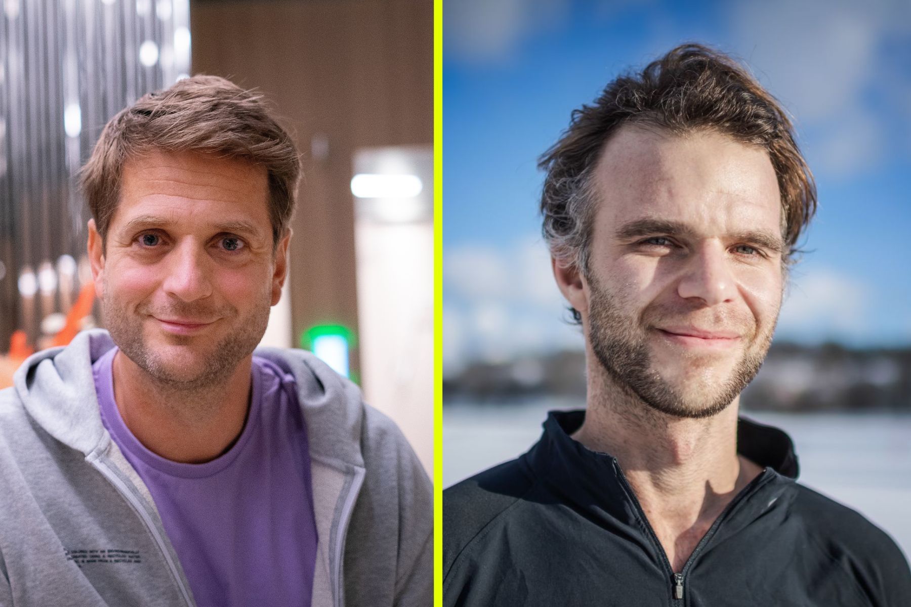 Sebastian Siemiatkowski och Fredrik Hjelm. Foto: TT / pressbilder.