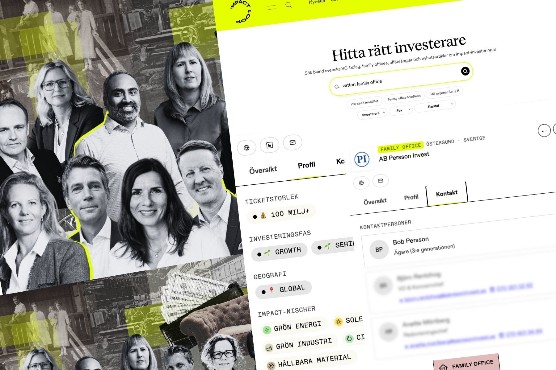I Impact Loops investerar-databas kan du nu få fram rätt family office för ditt bolag på bara några sekunder.