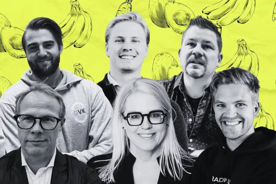 Några av personerna bakom bolagen. Hela listan på personerna längst ner i artikeln. Foto: pressbilder. Grafik: Impact Loop.