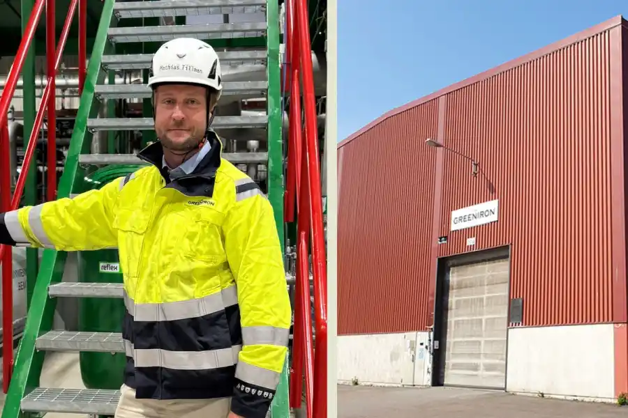 Mathias Tillman, vd på Greeniron. Foto: pressbilder.