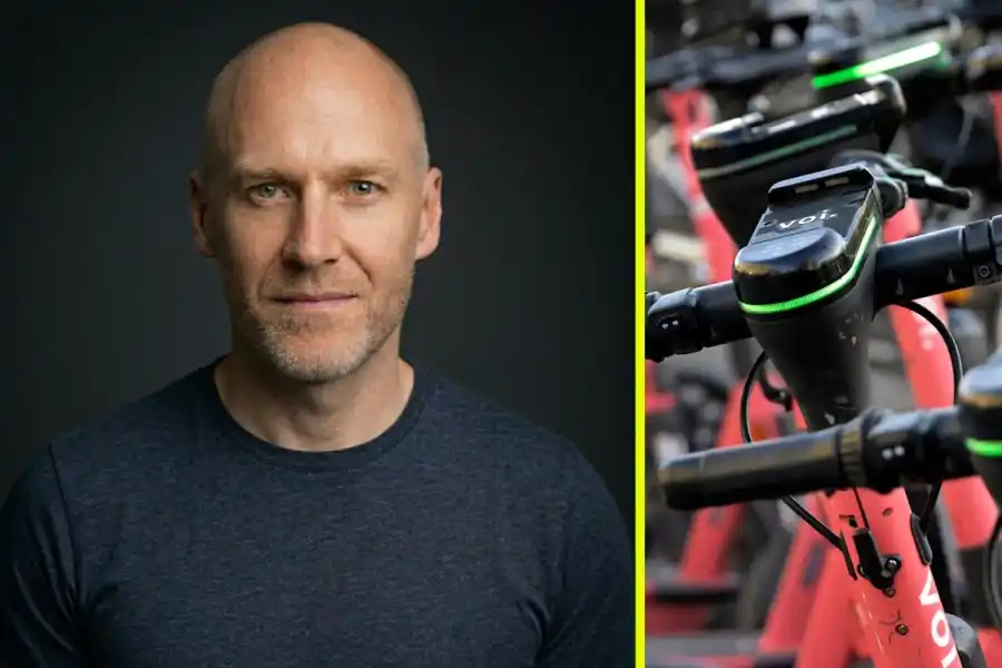 Magnus Dahlbäck, AI-chef på Voi. Foto: Impact Loop / TT.