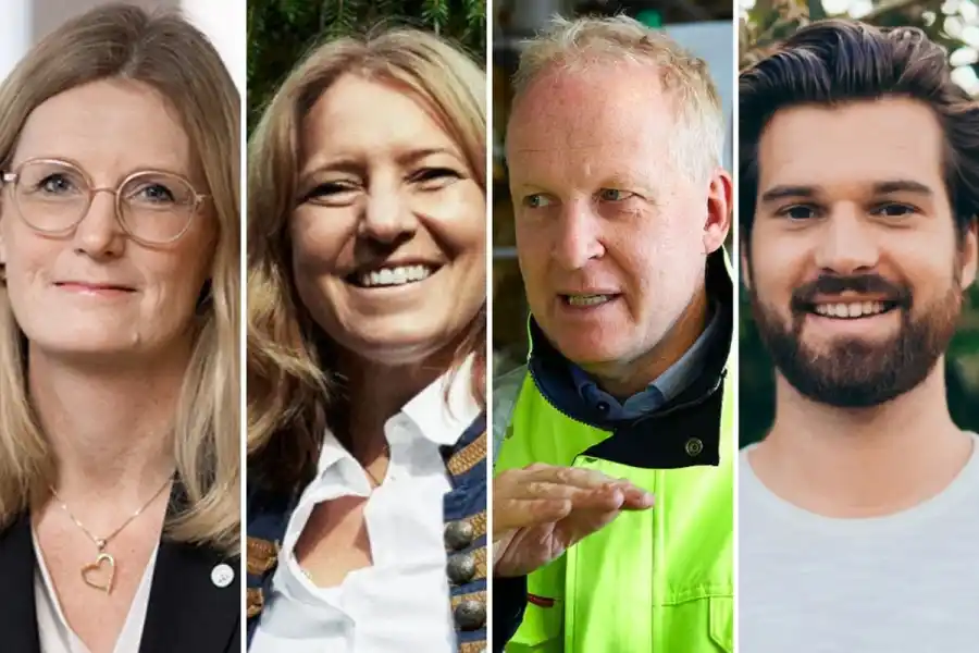 Emma Gretzer (Formas), Anna Altner (Yangi), Lars Sandberg (Blue ocean closures) och Eric Öste (Cirkulär). Foto: Pressbilder.