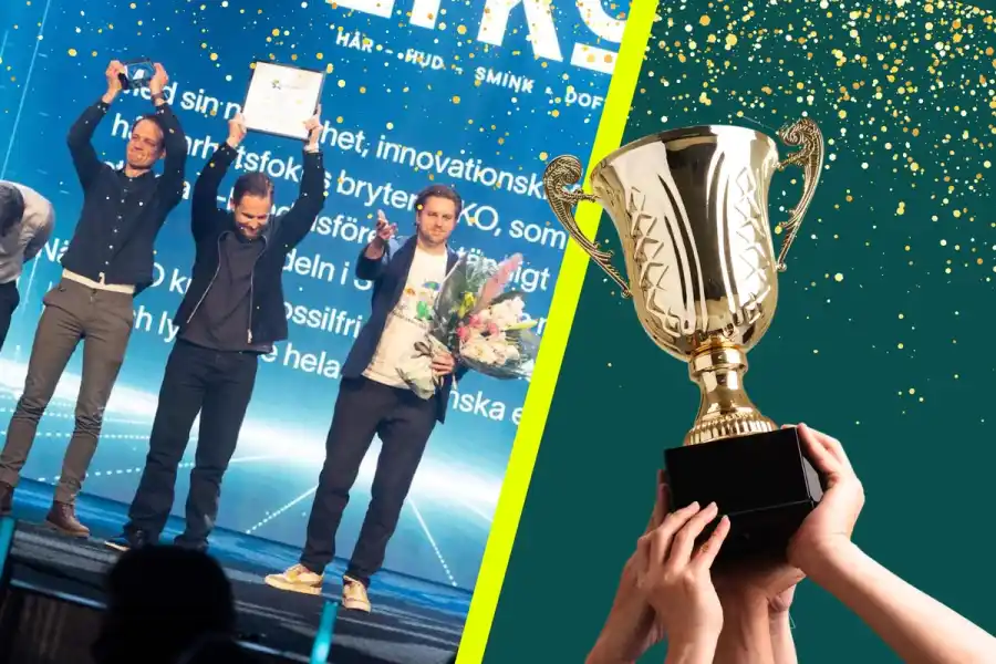 LYKO, vinnare av D-Award E-handel 2023. Foto: Svensk Handel. Collage av Impact Loop