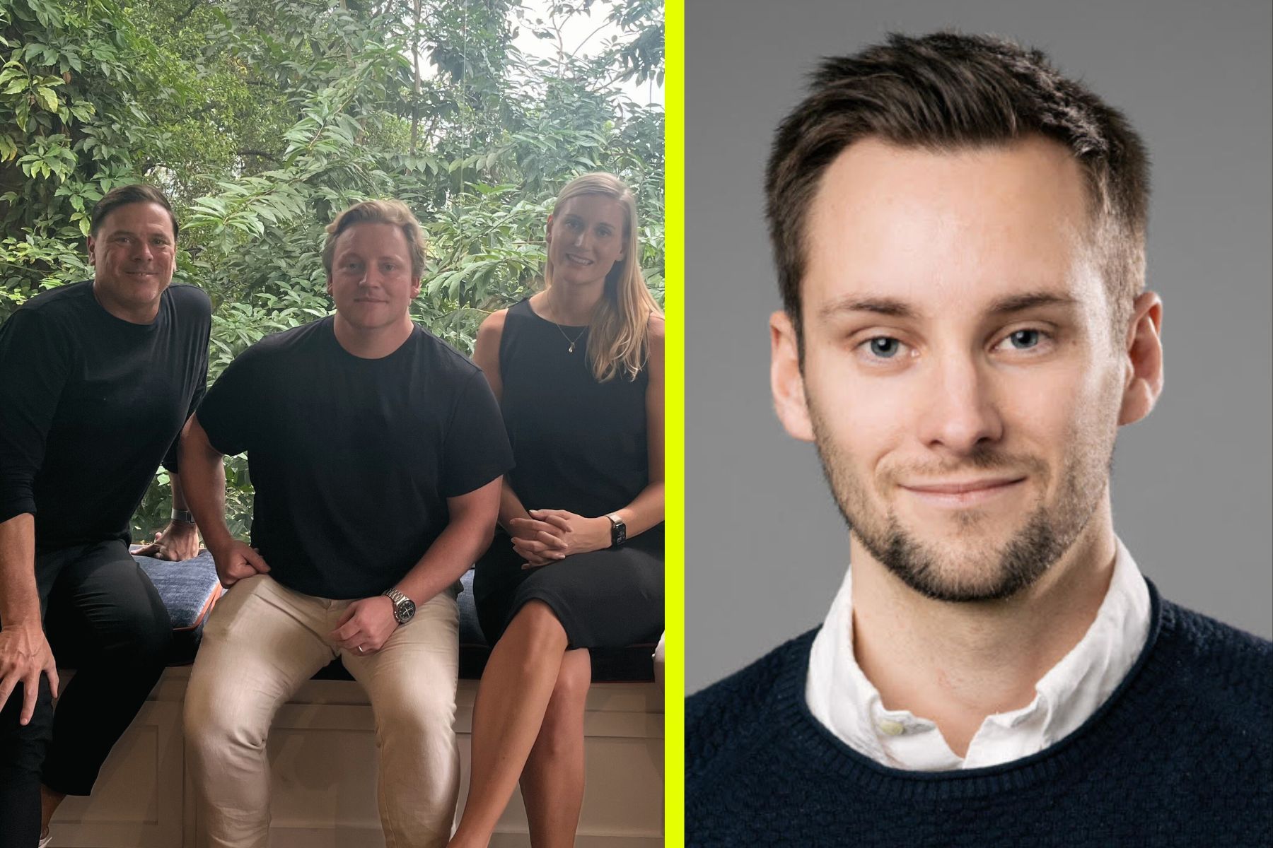 Alex Bouaziz, Stefan Lindeberg, Indra Sharma och The Wild Ventures grundare Björn Bergström. Foto: pressbilder.