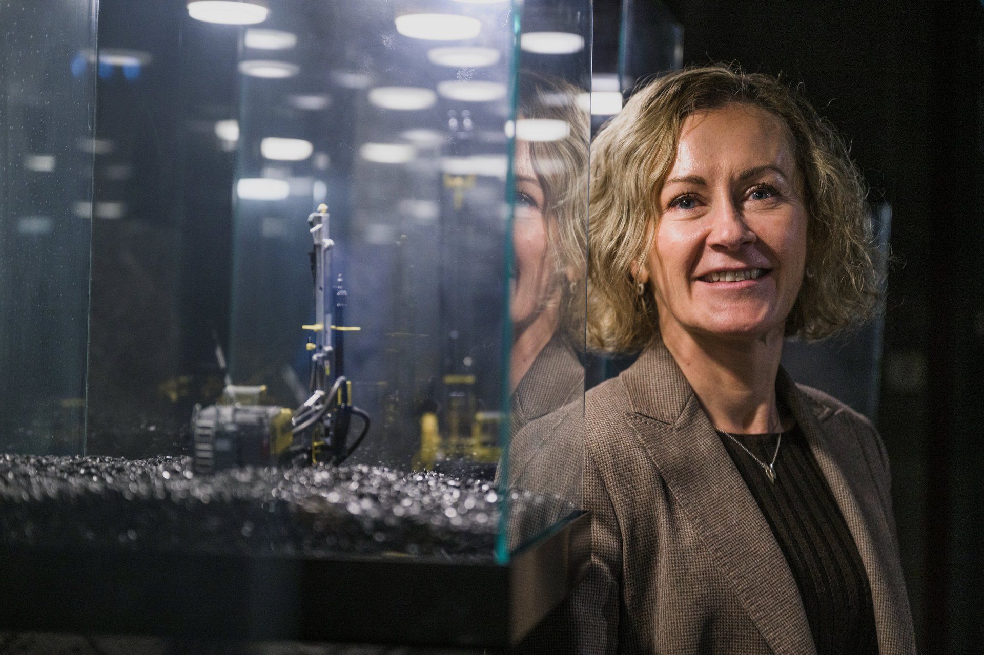 Helena Hedblom, Epirocs vd, ser fram emot att hjälpa MMG "öka produktiviteten, effektiviteten och säkerheten" i Botswana-gruvan. Foto: Jesper Frisk/TT