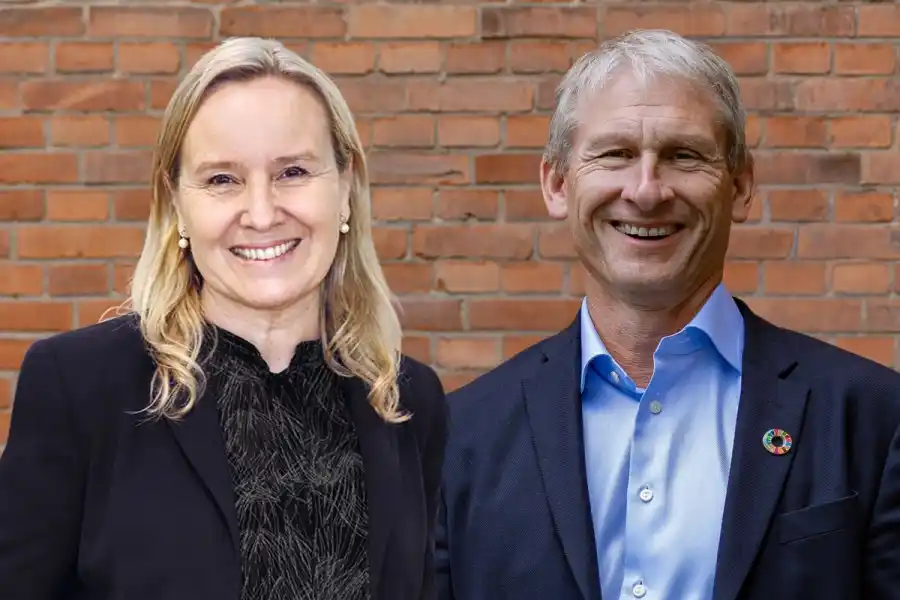 Åse Lagerqvist von Uthmann och Anders Egelrud. Foto: Pressbilder. Collage: Energy Loop.