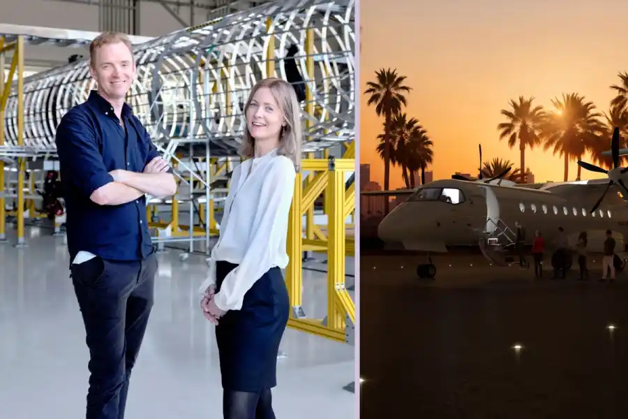 Anders and Klara Forslund, founders of Heart Aerospace. Photo: press images.