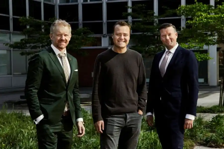 Kristofer Fröjd, John Diklev och Johan Lindehag. Foto: Pressbild.