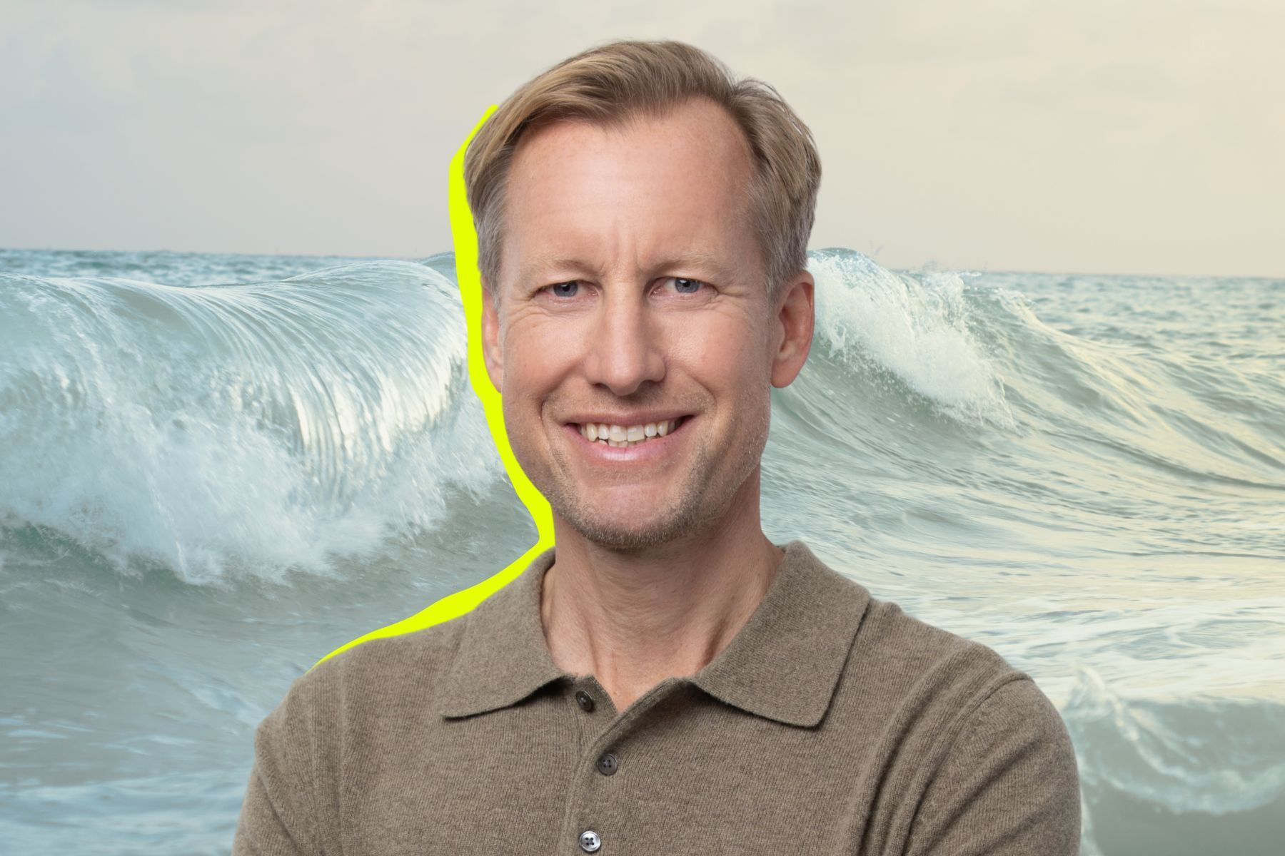 Klas Johansen, en av två ansvariga för Redstones blå fond. Pressfoto (montage).