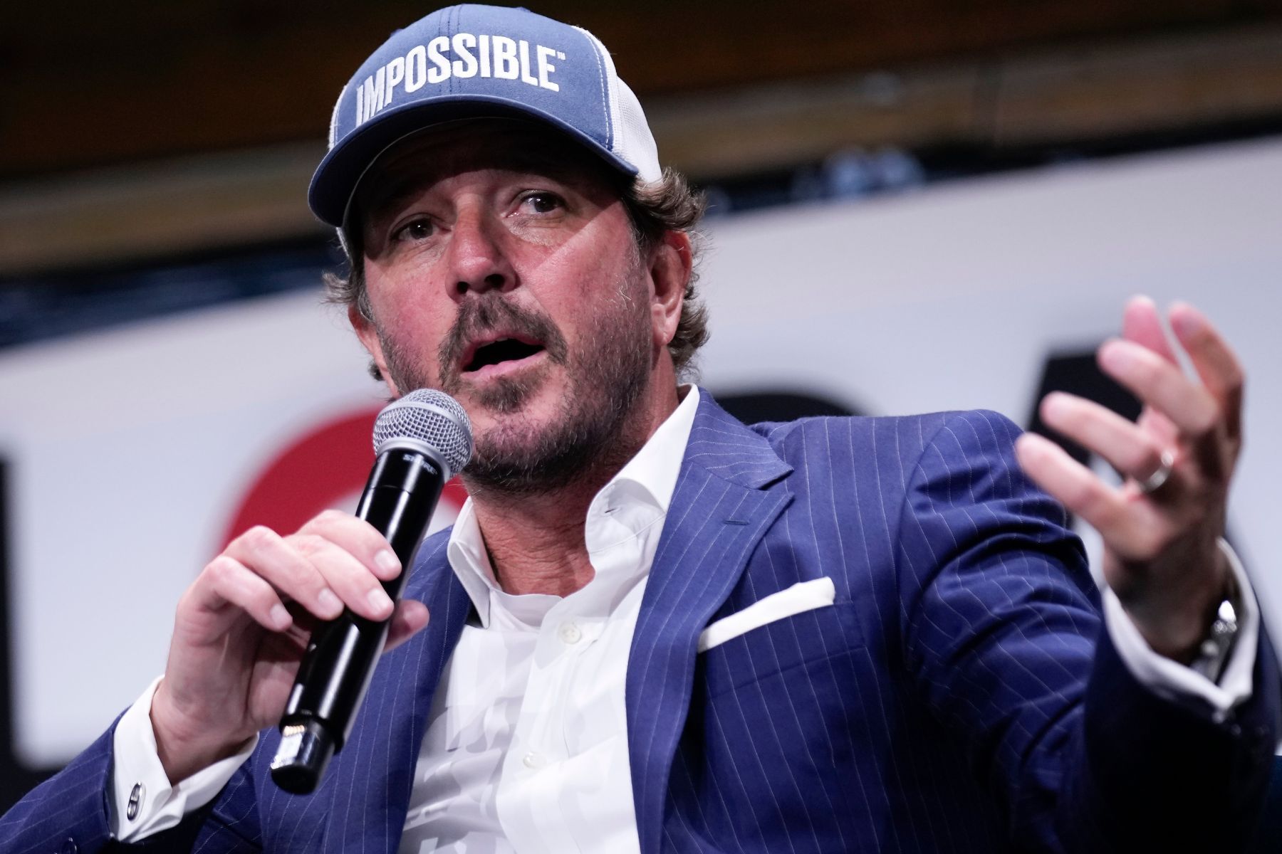 Impossible Foods vd Peter McGuinness. Foto: AP/TT.