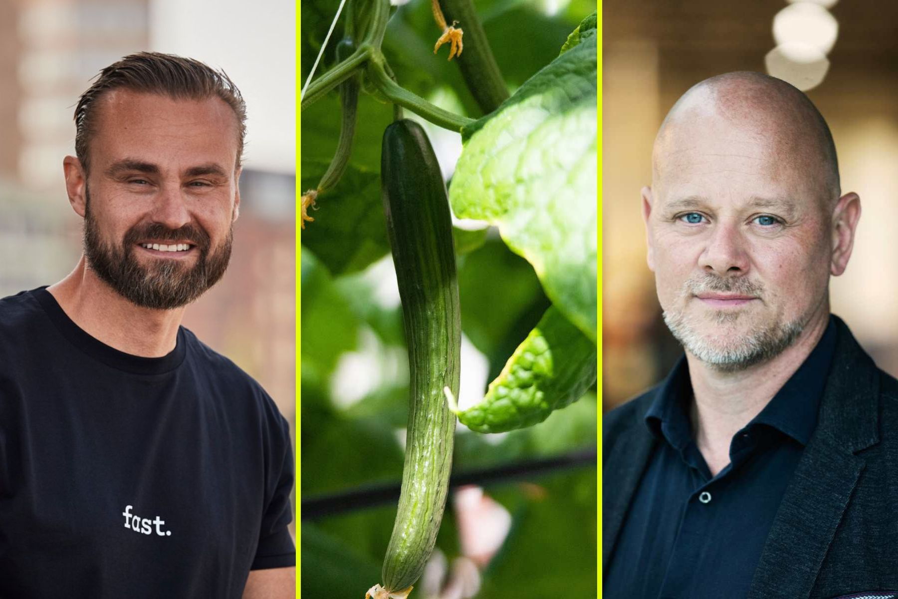 David von Laskowski, vd för Greenfood och Erik Jonuks, vd för Agtira. Foto: pressbilder.
