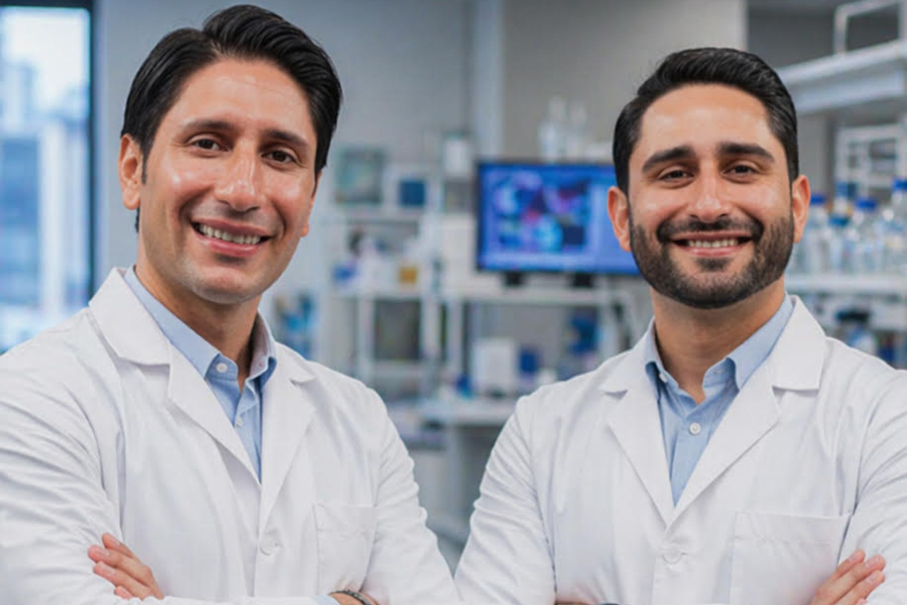 Grundarna Max och Allen Mohammadi på Grale. Foto: Pressbild.