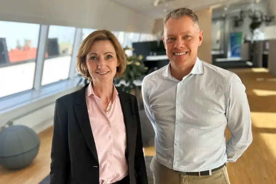 Lowina Lundström, vd och Magnus Lundin, portföljansvarig på InnoEnergy Skandinavien.